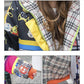European Station Winter Print Cotton Coat Women Western Style Hooded Mid-length Coat Women