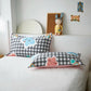 Pure Cotton Twill Pillowcases A Pair of Student Dormitory Simple Printing Pillowcases Single Double Bedroom Pillowcases