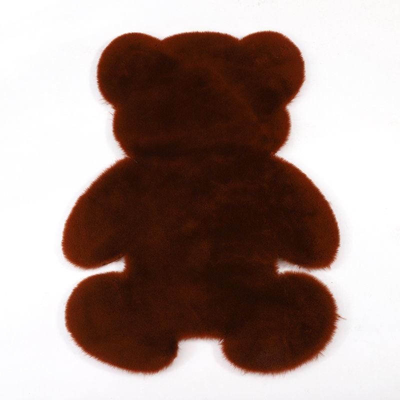 Bear Rug Super Soft Carpet Modern Living Room Bedroom Antiskid Mat Fluffy Floor Carpets Decor Rugs White Brown Children Doormat