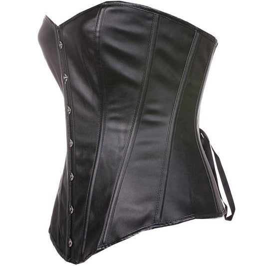 Black/Brown Color Body Shapewear Waist Trainer Retro Vintage Women Bustiers Steampunk Gothic Corset
