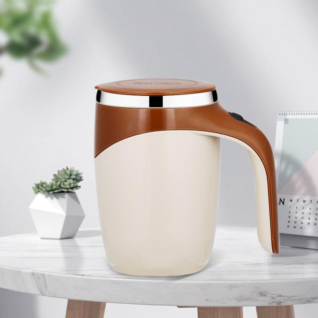 Self Stirring Cup Milk Coffee Mixing Cup Thermal Mug Smart Juice Blender Lazy Automatic Rotating Stainless Steel Water Bottle