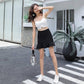 Flounce High Waist Mini Mermaid Skirt Trumpet Elastic Waist Short Female Bottoms Skirt Women Skirts