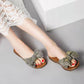 Women's Sandals and Slippers Summer Bows Outer Wear Beach Shoes Flat-bottomed Home Shoes Pregnant Women's Slippers Casual Shoes
