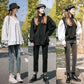 WTEMPO Straight Jeans Female Students High Waist Loose Loose Was Tall and Wide Legs Small First Love Pants