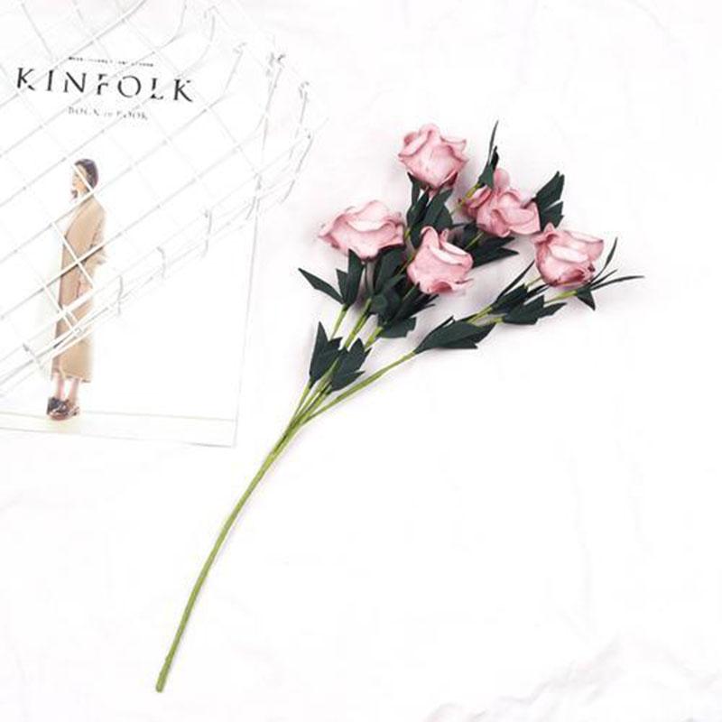 Simulation Foam Rose Fake Bouquet Living Room Flower Arrangement Fake Flower Desktop Decoration Photo Hand Stick Flower
