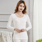 Thermal Women's Underwear, Body Sculpting All-match Bottoming Shirt Sexy Bottoming Round Neck Low-neck Thin Suit