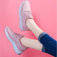 Winter Shoes Women's All-match Sneakers Dad Shoes Non-slip Casual Running Coconut Shoes Women