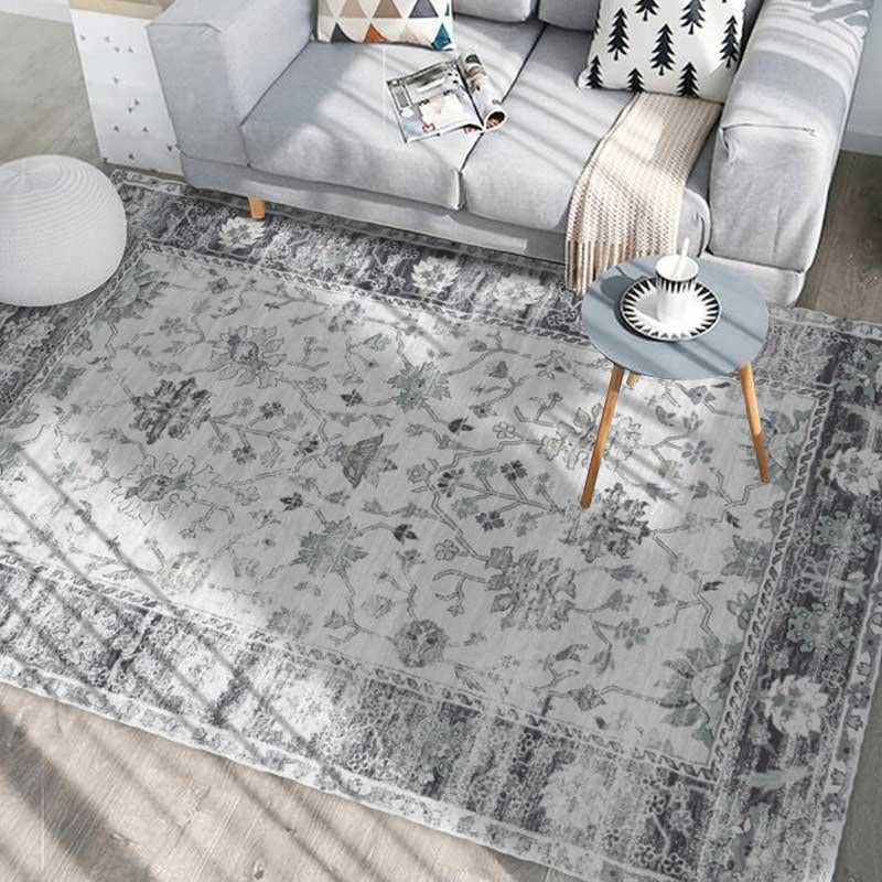 Country Carpets for Living Room Vintage Persian Carpets Blanket Bedroom Floor Mat Ethnic Wind Rug
