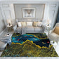 Ins Living Room Carpet Bedroom Dirt-resistant Washable Cut-out Blankets Floor Mats and Dirt-resistant