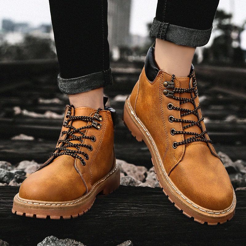 Martin Boots Men's British Style High Top Shoes Men's Work Shoes Snow Boots Desert Boots Men's Shoes