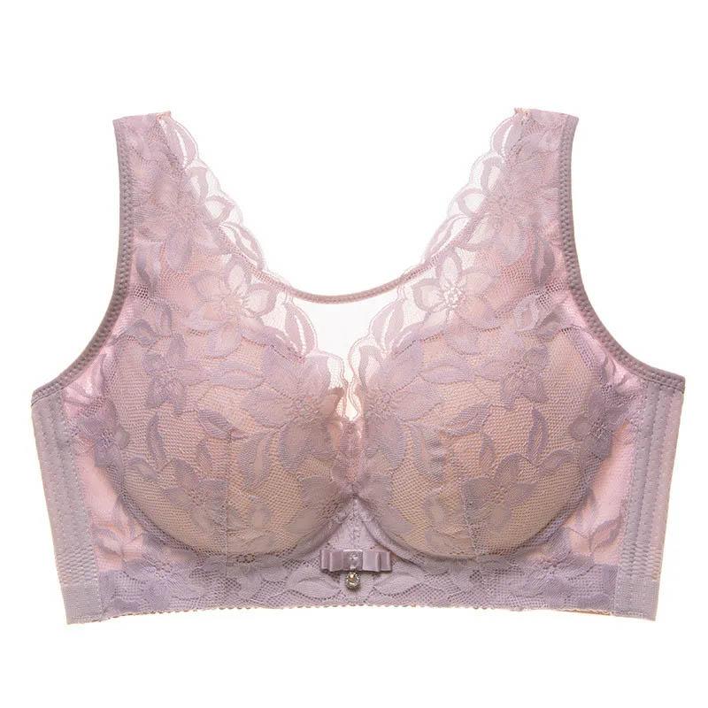 Ultra-thin Breathable Thin No Steel Ring Gathering Anti-glare U-shaped Beautiful Back Comfortable Adjustment Stereotyped Bra
