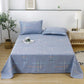 Three-piece Bedding Thick Bed Sheet A Pair of Pillowcases Cotton Fabric Skin-friendly Warm Breathable Washable Exquisite and Simple