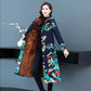 Winter Coat Plus Velvet Thickening Middle-aged and Elderly Women's Hooded Cotton Coat