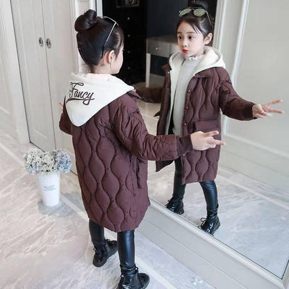 Girls Down Jackets Baby Outdoor Warm Clothing Thick Coats Children's Winter Jackets Kids Outerwear