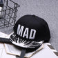 Trend Hat Snapback Cap Kid Boys Girls Letters Baseball Caps Flat Hip Hop Cap