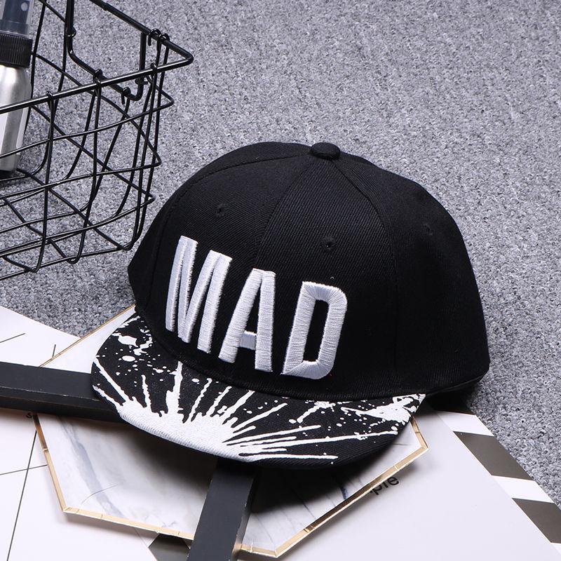 Trend Hat Snapback Cap Kid Boys Girls Letters Baseball Caps Flat Hip Hop Cap