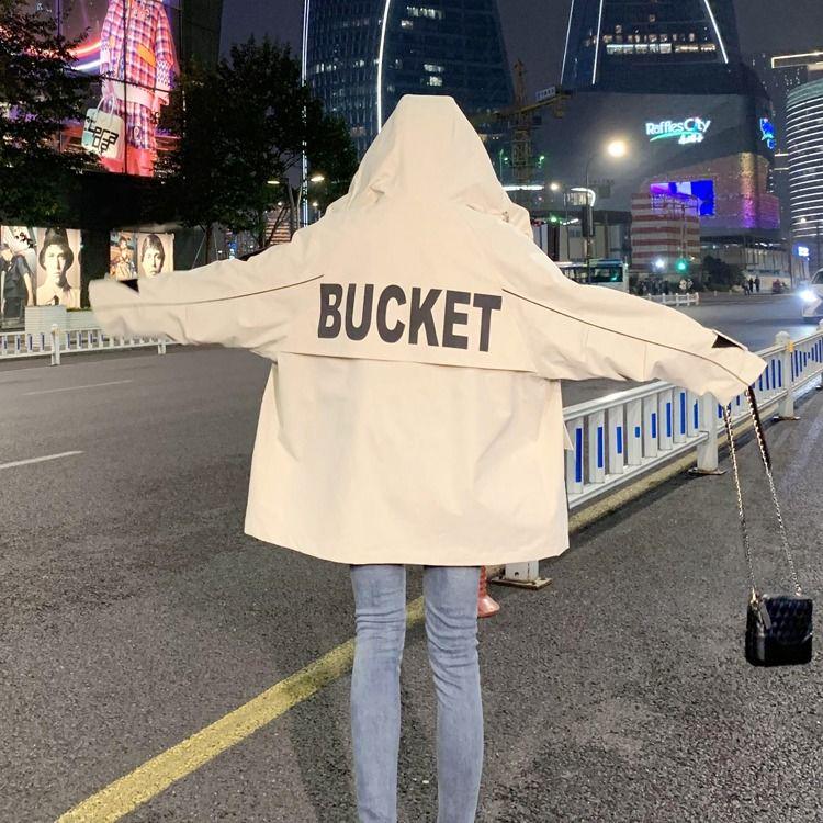 Woman Trench Full Sleeves Design  Autumn Brand Casual Coat