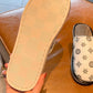 PU Waterproof Slippers Women Men Winter Plush Keep Warm Flat Home Shoes Woman Soft Comfort Female Shoes Sewing Interior Slipper