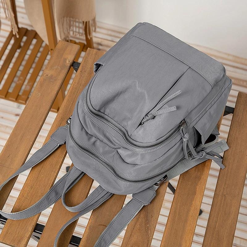 Women's Oxford Cloth Backpack Travel Canvas Korean Wild School Bag Small Backpack Female Bag