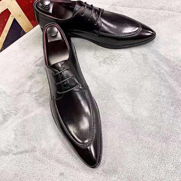 British Style Large Size Shoes Casual Trend Shoes Fashion Suit Shoes Summer Pointed Shoes Men