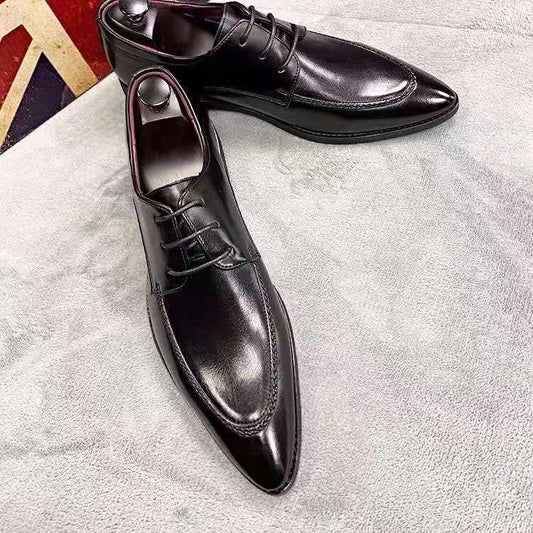 British Style Large Size Shoes Casual Trend Shoes Fashion Suit Shoes Summer Pointed Shoes Men