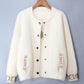 Imitated Mink Velvet Jacket Women Spring and Autumn Wear All-match Thin Baseball Uniform Knitted Cardigan