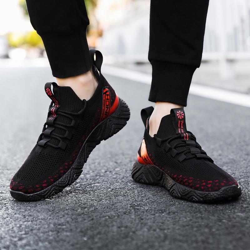 Breathable Men's Shoes Spring Soft-soled Wear-resistant Outdoor Casual Shoes Summer Breathable Mesh Sports Shoes
