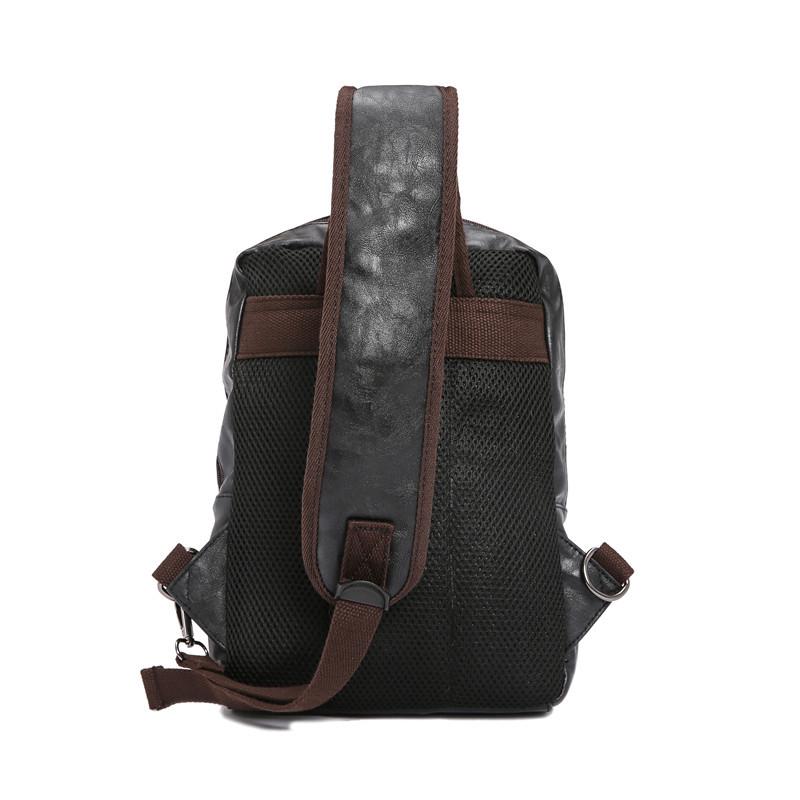 Chest Bag Men Waterproof Large Capacity Messenger Bag Outdoor Leisure Sports Fitness Shoulder Bag