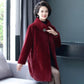 Middle-aged and Old Western Mothers Wear Fur and Fur Coats Mink Fleece Coats Women's Mid-length Coats To Keep Warm and Thick