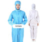Clothes Siamese Hooded Dust-Free Full Body Isolation Antistatic Protective Workwear Men's Belt Blue