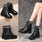 Martin Boots British Style Women Autumn and Winter Plus Velvet Thick Short Boots  All-match Snow Boots