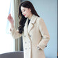 Imitation Mink Velvet Coat Women Mid-length Coat Winter Fashion Korean Thick Slim Woolen Coat