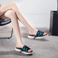 Ladies Slippers Summer Wear Soft Soles Personalized Non-slip Fashion Trends Beach Vacation Sandals and Slippers