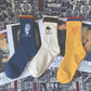 Abstract Graffiti Stockings Men's Trend Personality Stockings Retro Street Three Pairs of Cotton Socks