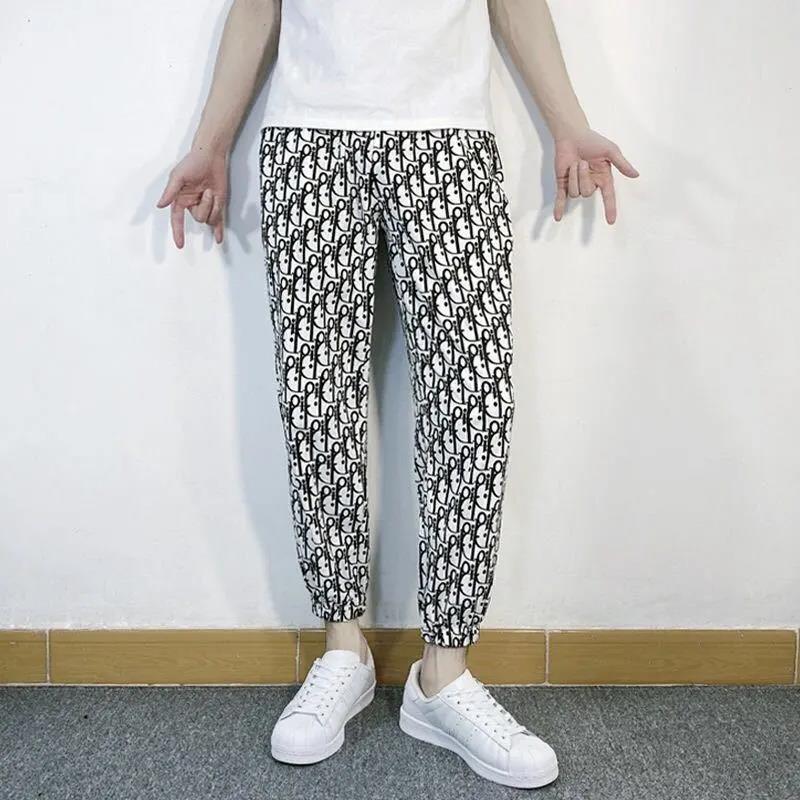Summer New Casual Pants Men's Slim Trousers