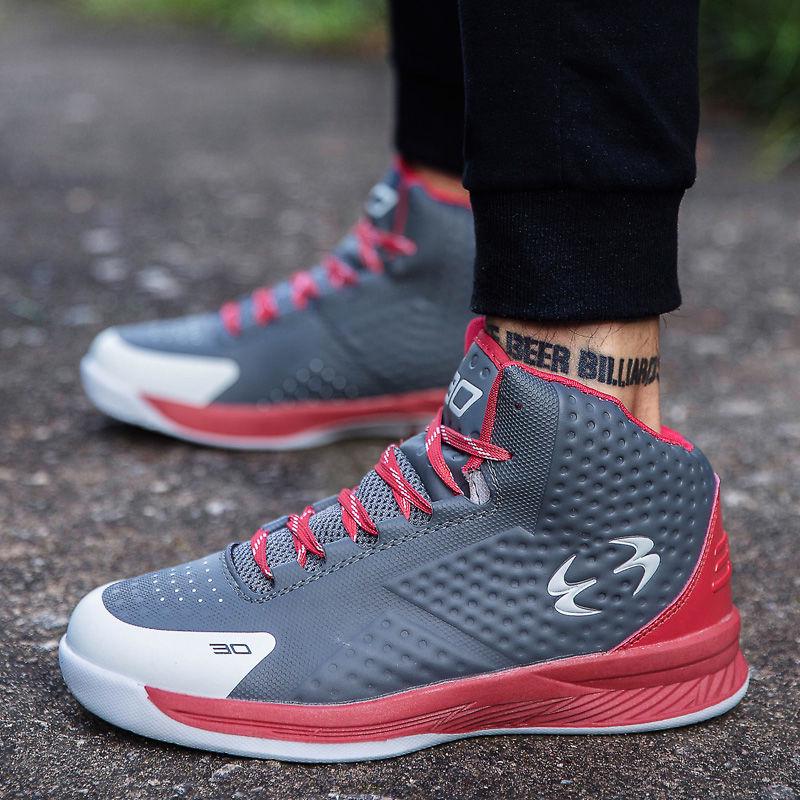 High-top men's shoes Classic sports men's sneaker trainer plus size 36-45 men's basketball shoes