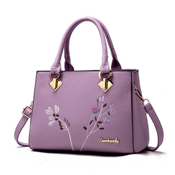 European and American style Shoulder Handbag Trendy wild Patent leather bag Big capacity