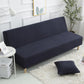 Armless Sofa Cover  Elastic Printed Armless Folding Sofa Bed Cover Folding Modern Stretch Sofa Bed Slipcover Couch Protector