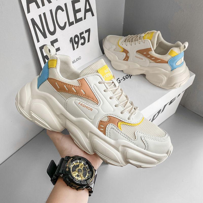 Street All-match Sneakers Men's Increasing Orgasm Shoes Autumn Youth Trend Casual Daddy Shoes