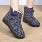 Winter Women's Plus Velvet Warm Soft-soled Cotton Shoes Thickened Non-slip Middle-aged and Elderly Cotton Boots