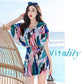 Swimsuit Women's One-Piece Swimsuit Covering The Belly Small Breasts Gathering Ladies Skirt Swimsuit Sweet Sexy Beach Swimsuit