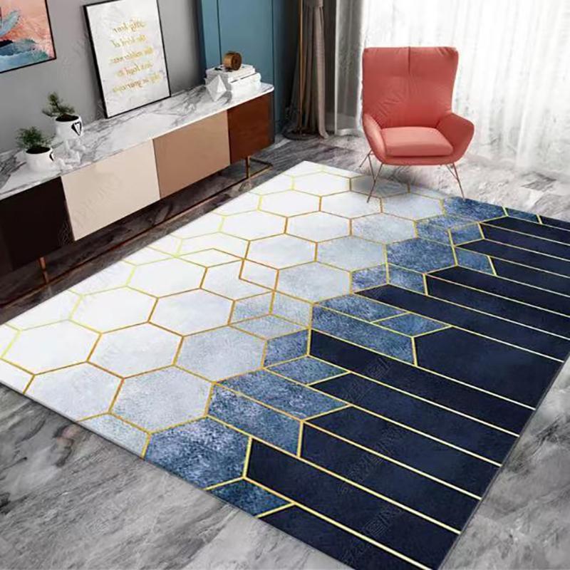 Modern Minimalist Home Living Room Carpet Mat Bedside Blankets In The Bedroom Scandinavian Style Geometric Carpet