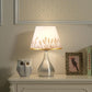 Table Lamps for Bedroom Bedside LED Nordic Modern Fabric Shade Desk Light for Living Room Lighting