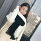 Unisex Knit Comfortable Warm Thick Long Scarf Women Tassel Big Outdoor Sweet Shawl Men Scarf