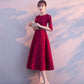 Evening Dress Female Temperament Birthday Mini Dress Mid-length Banquet Noble Toast Dress Host Dress