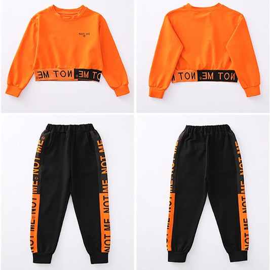 Children's Clothing Girls' Suit Spring and Autumn Clothing Spring Children's Sweater Leisure Two Piece Set