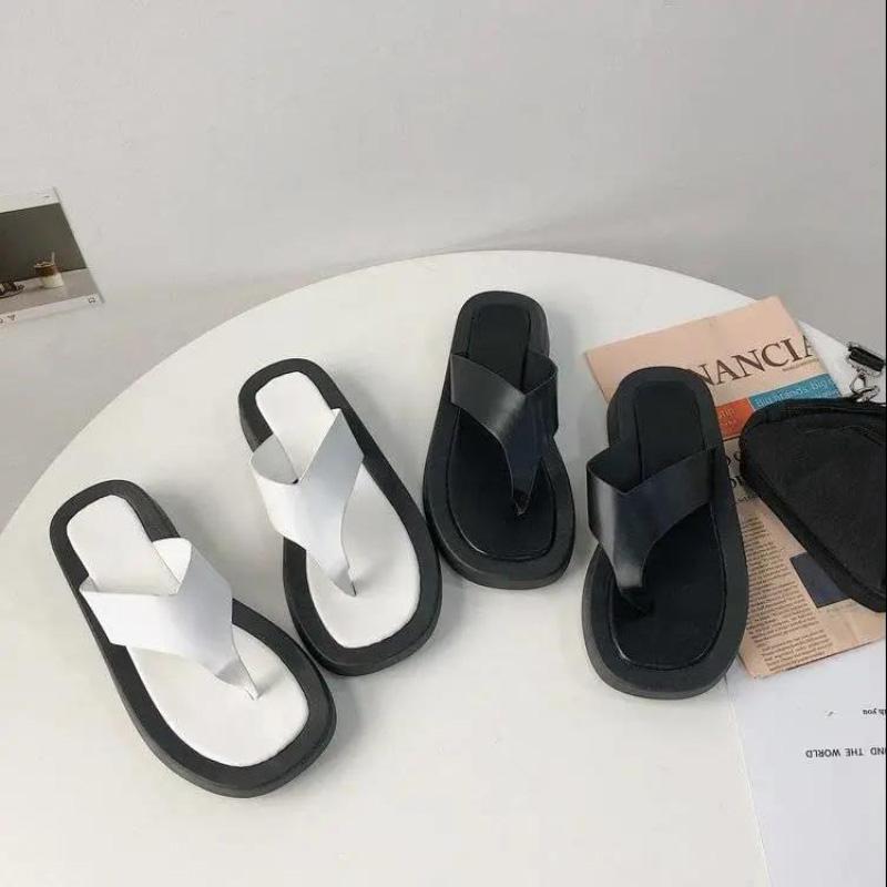 Thick Bottom  Flip-Flop Thong Sandals Summer Shoes Soft Bathroom Slippers Slides Outdoor Indoor Shoes Women