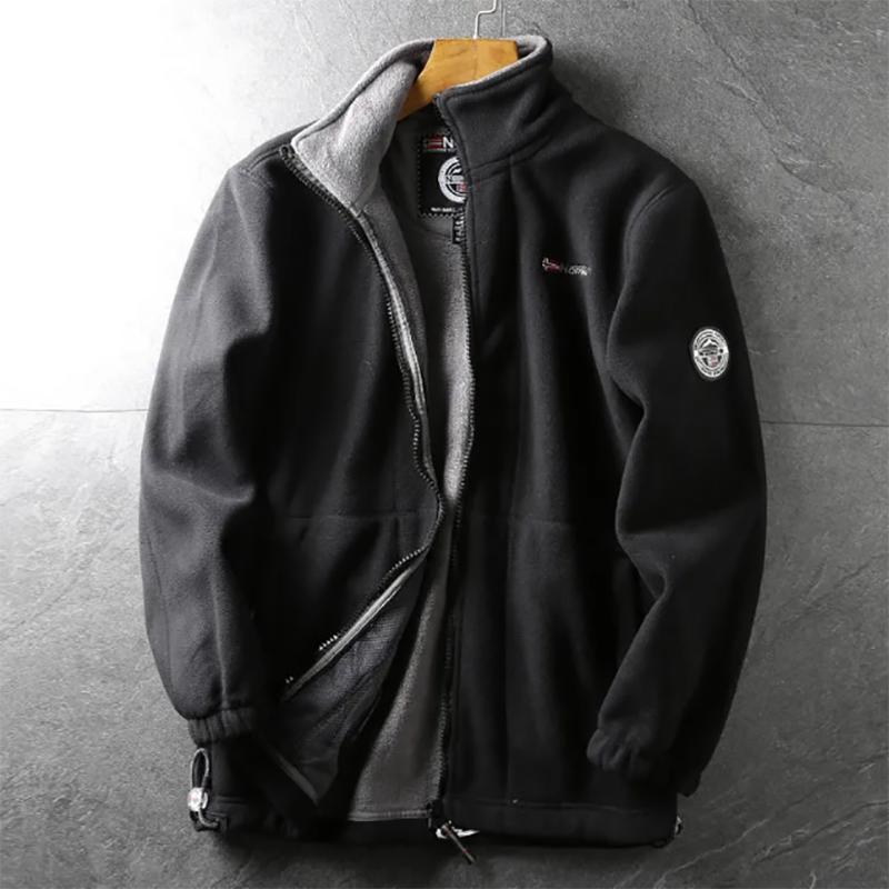 Functional Outdoor Cold-proof Large Size Autumn and Winter Men's Warm Fleece Jacket