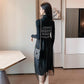 Sling mesh dress woman autumn and winter wild clothing skirt plus size slim dress fashion