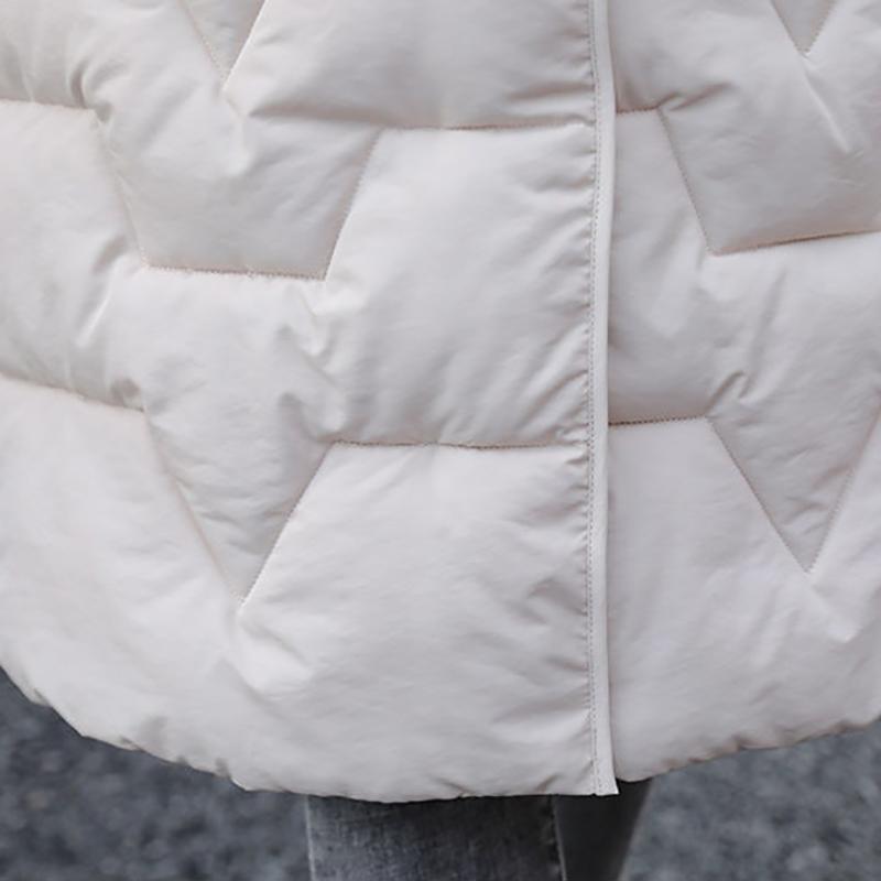 Down Coats Winter Jackets Women Plus Size Hooded Long Padded Parkas Coats with Belt Thick Warm Windbreaker Outwear Black Parkas Jackets Women